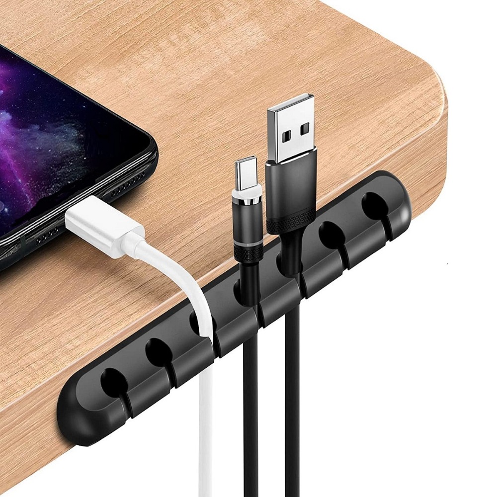 Organizer Kabel Hitam Baru, Pe - Cable Lock Flexible ulasan dan harga